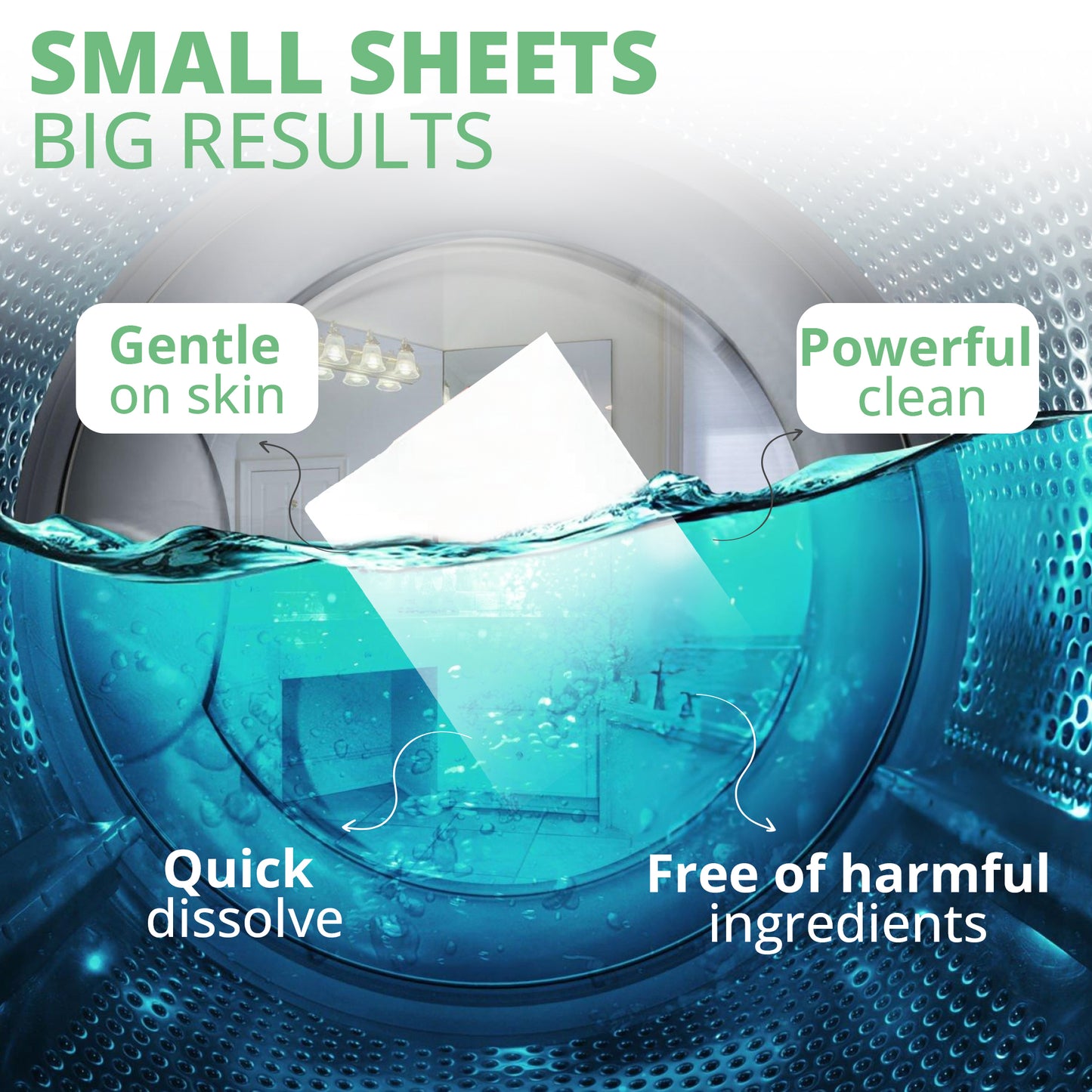 Emerald Homes™ Laundry Detergent Non Bio x 60 Sheets