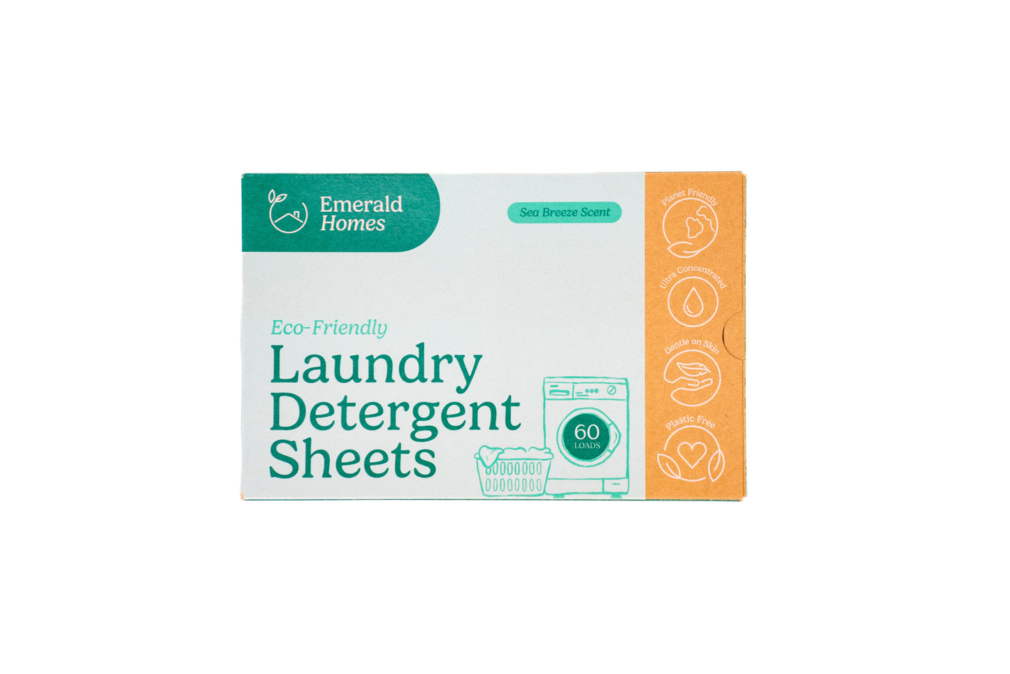 Emerald Homes™ Laundry Detergent Non Bio x 60 Sheets