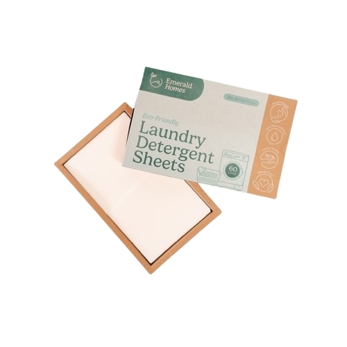 2 PACK - 120 (60x2) Sheets x Emerald Homes Laundry Detergent Sheets